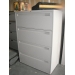 4 Drawer Lateral File Cabinet, Grey, Hanging, Locking